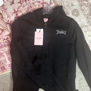 Juicy Couture Black knit Track set